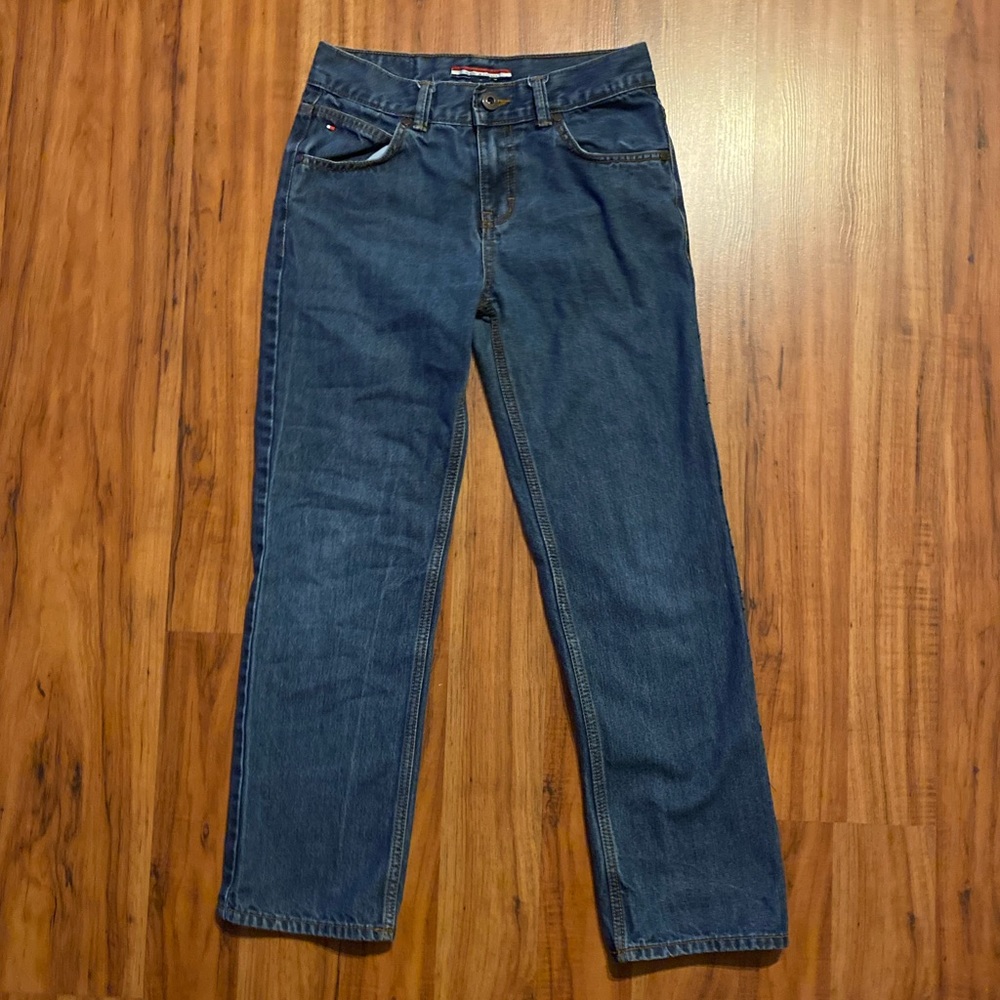Tommy Hilfiger Revolution Slim Jeans Boys Size 14 w/Embroidered Logo Coin Pocket